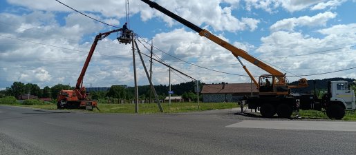 Монтаж опор и линий электропередач. Услуги спецтехники стоимость услуг и где заказать - Новоульяновск