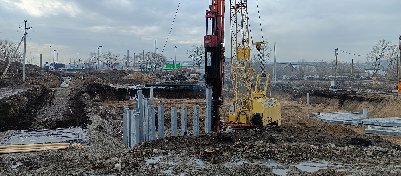 Аренда сваебоя для забивки бетонных свай в Ульяновской области