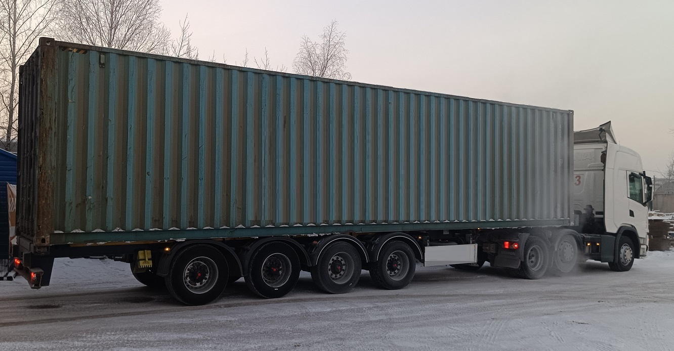 Контейнеровоз для перевозки контейнеров 20 и 40 футов в Барыше